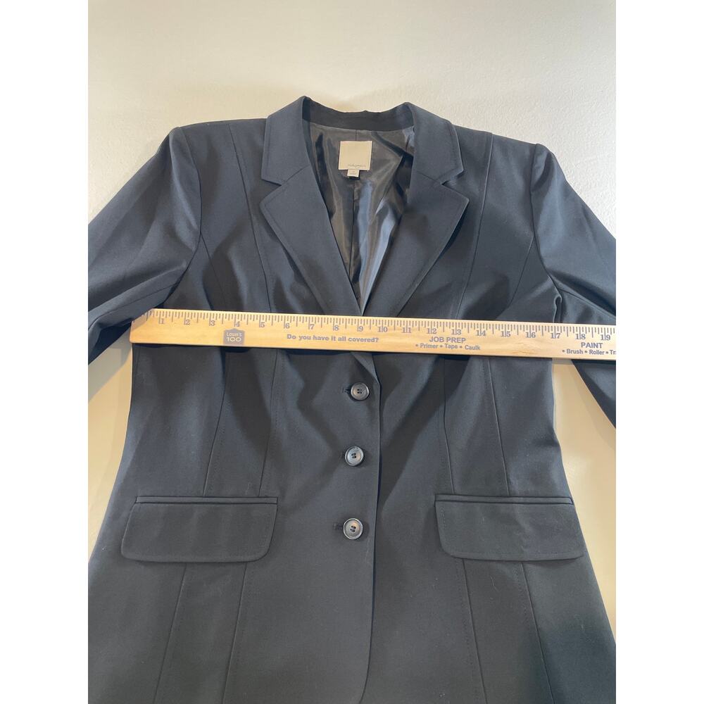 Halogen Black Singlebreasted 3button Blazer Size … - image 7
